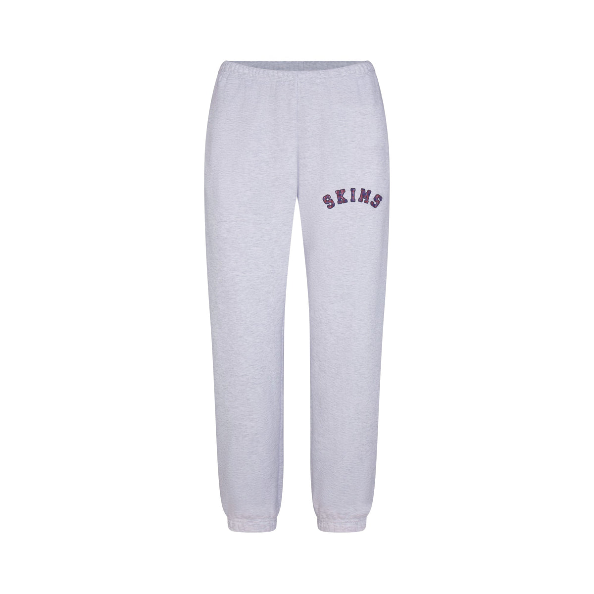 COTTON FLEECE CLASSIC JOGGER | LIGHT HEATHER GREY ARCHED SKIMS PLAID