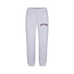 COTTON FLEECE CLASSIC JOGGER | LIGHT HEATHER GREY ARCHED SKIMS PLAID