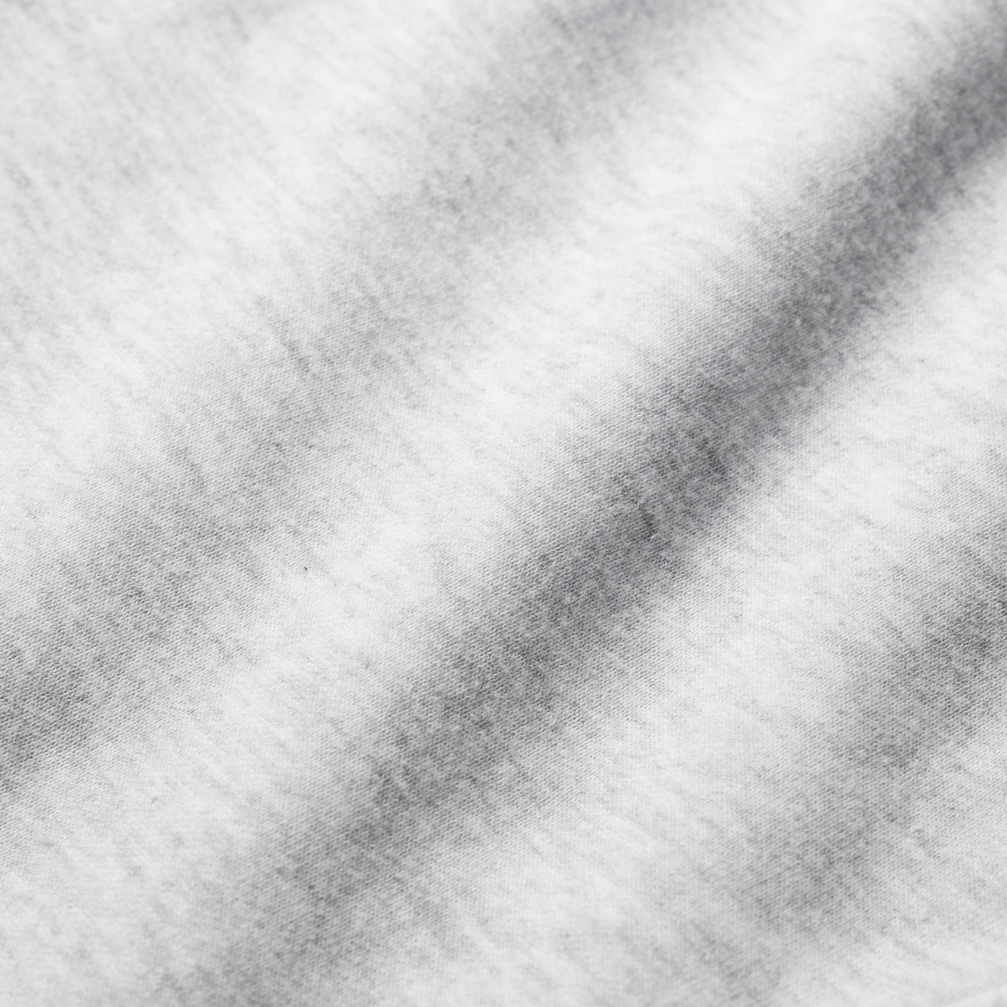 COTTON FLEECE POLO SWEATSHIRT | LIGHT HEATHER GREY