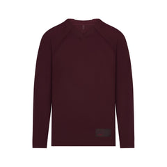 NikeSKIMS AIRY V-NECK OVERSIZED LONG SLEEVE TOP | CURRANT