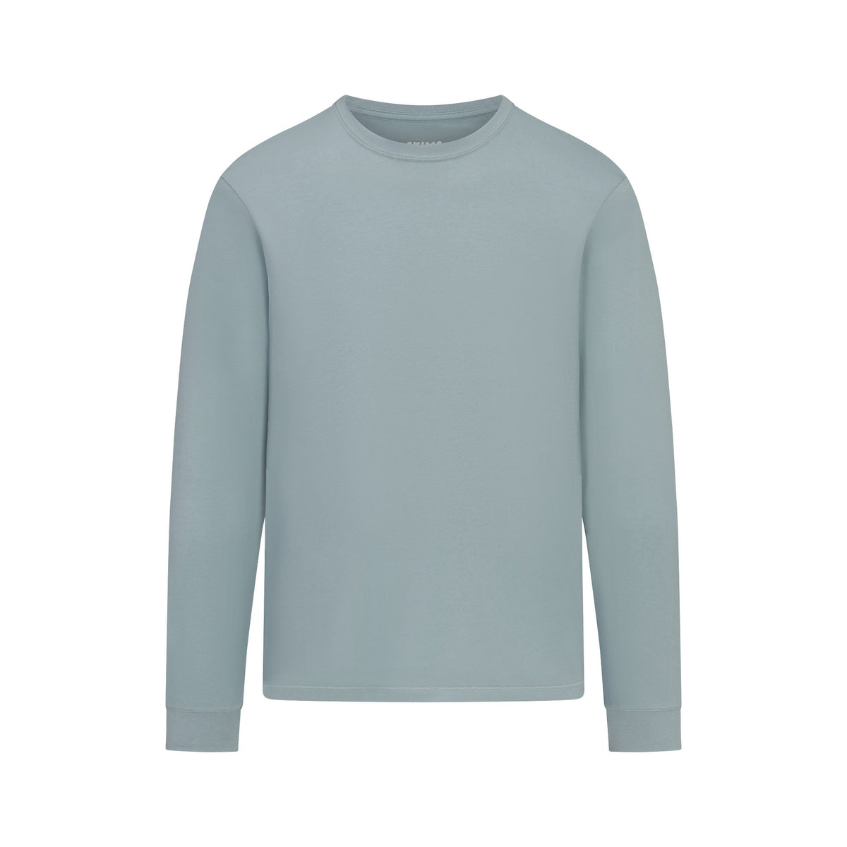 SKIMS COTTON MENS CLASSIC LONG SLEEVE T-SHIRT | SKY
