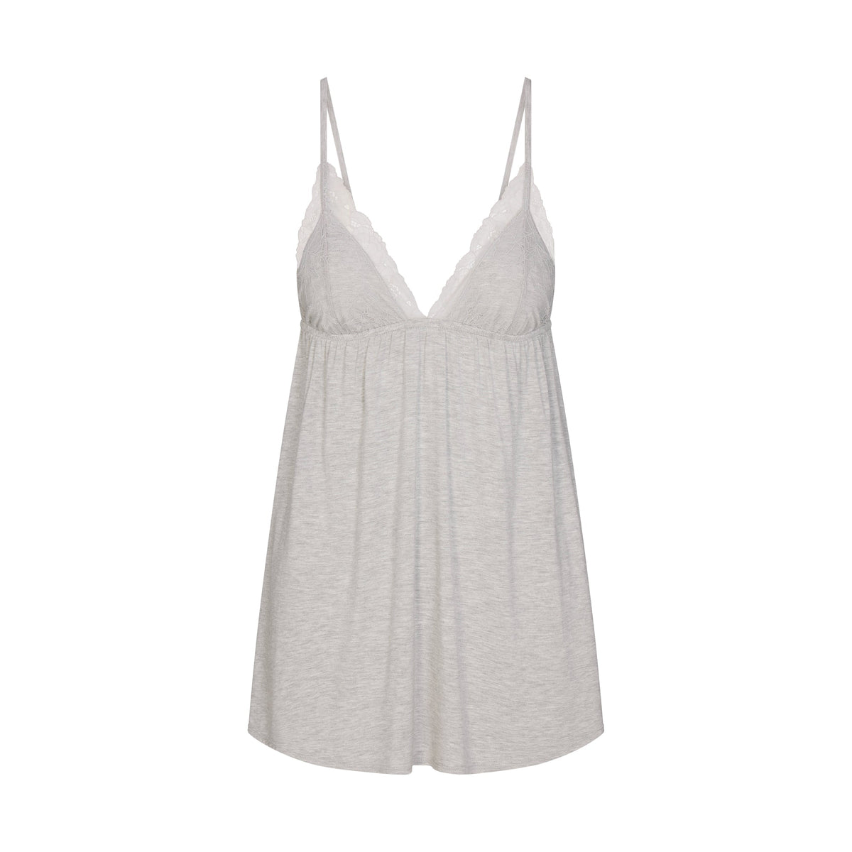 SKIMS SLEEP BABYDOLL DRESS | LIGHT HEATHER GREY