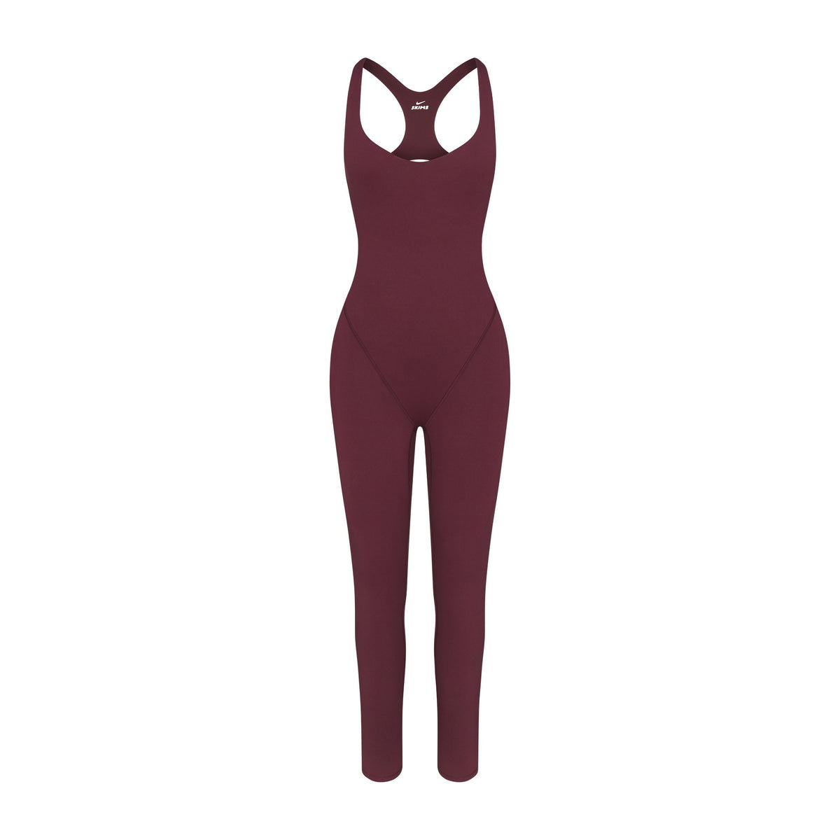 NikeSKIMS MATTE RACER LONG ONE PIECE | CURRANT