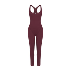 NikeSKIMS MATTE RACER LONG ONE PIECE | CURRANT