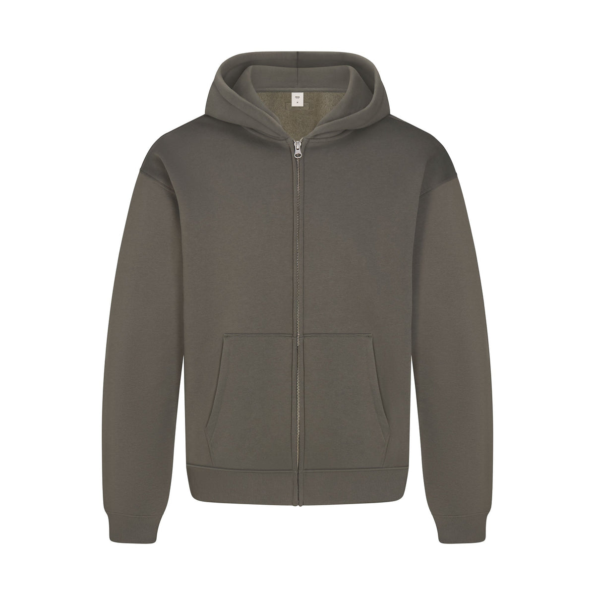 FLEECE LOUNGE MENS RELAXED ZIP UP HOODIE | JUNGLE
