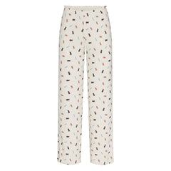 LOGO POINTELLE STRAIGHT LEG PANT | MARBLE TOSSED BUNNY