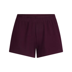 COTTON JERSEY LOOSE SHORT | CURRANT