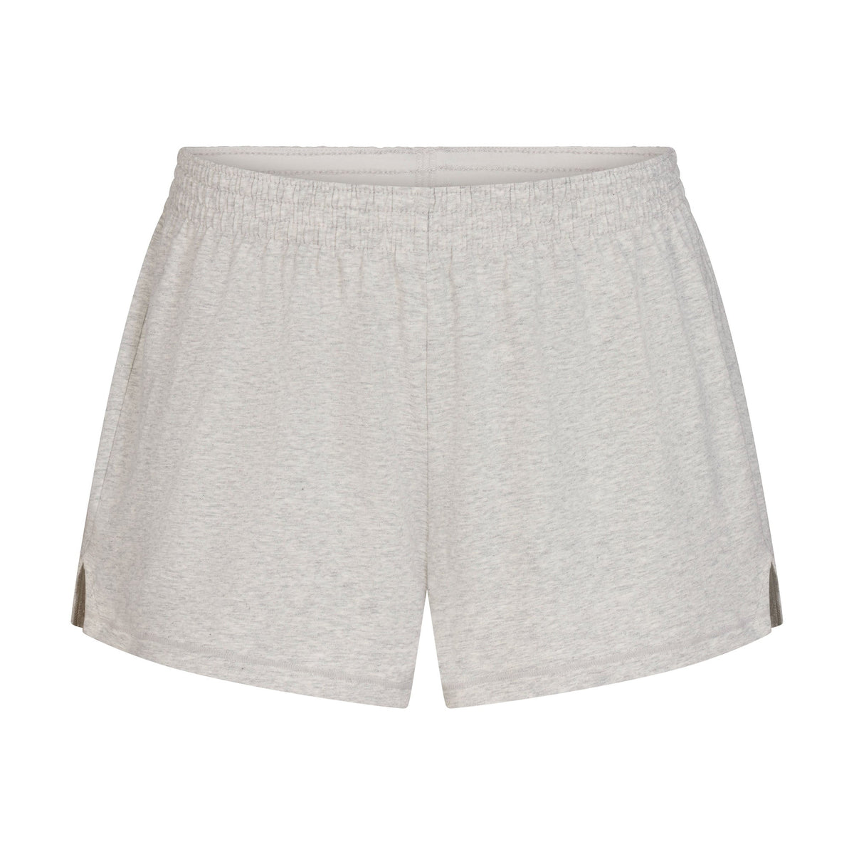 COTTON JERSEY LOOSE SHORT | LIGHT HEATHER GREY