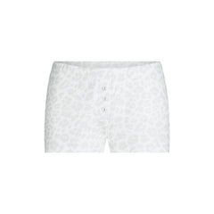 HEAVY POINTELLE SHORT | PACIFIC LEOPARD PRINT