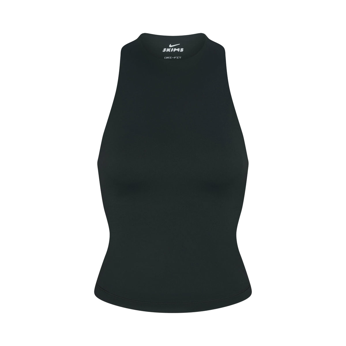 NikeSKIMS MATTE MOCK NECK RACER TANK | DARK TEAL