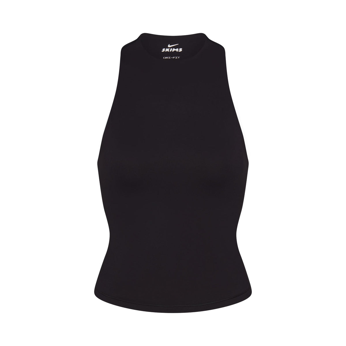 NikeSKIMS MATTE MOCK NECK RACER TANK | OBSIDIAN