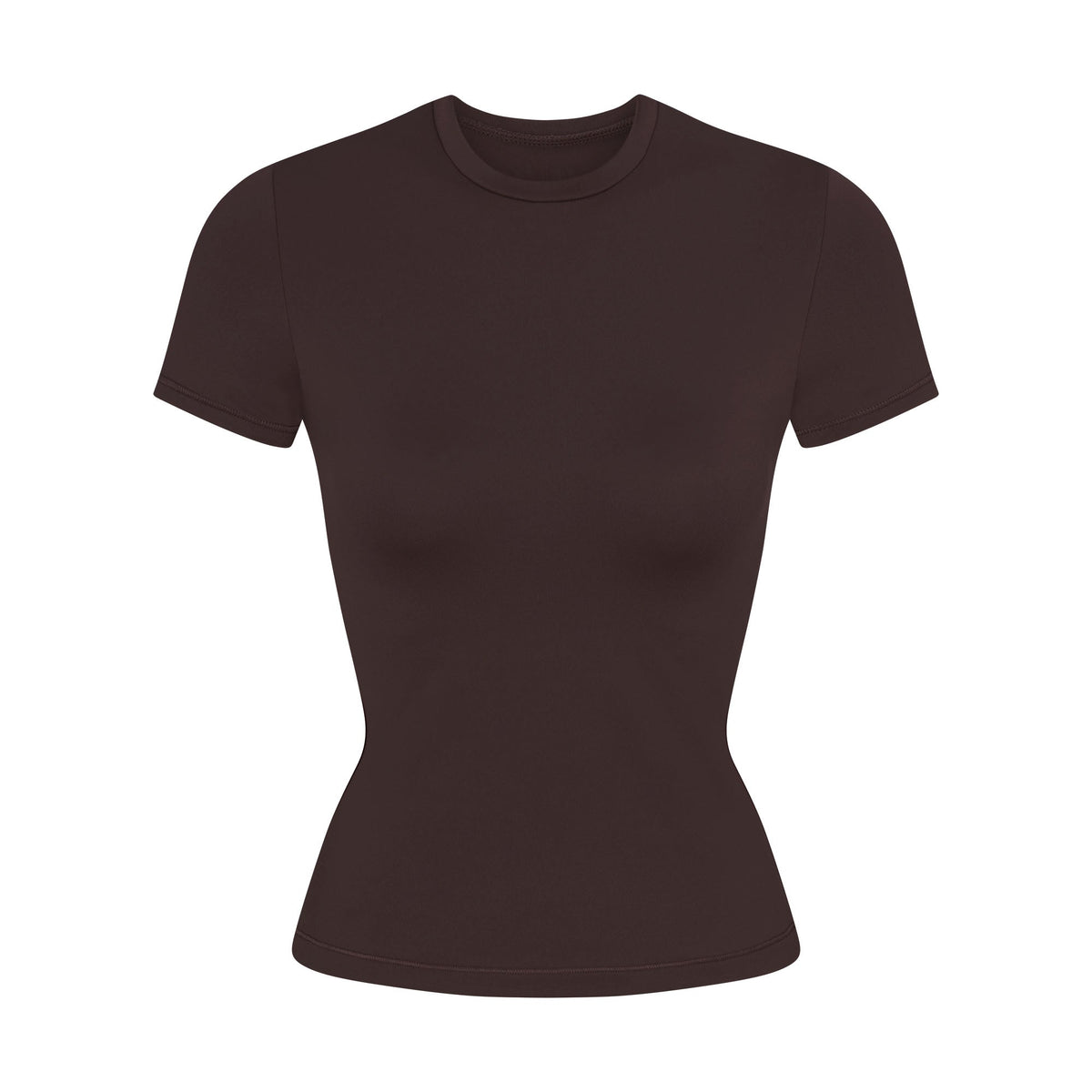 NikeSKIMS MATTE PADDED BABY T-SHIRT | DARK SEPIA