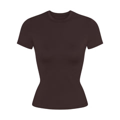 NikeSKIMS MATTE PADDED BABY T-SHIRT | DARK SEPIA