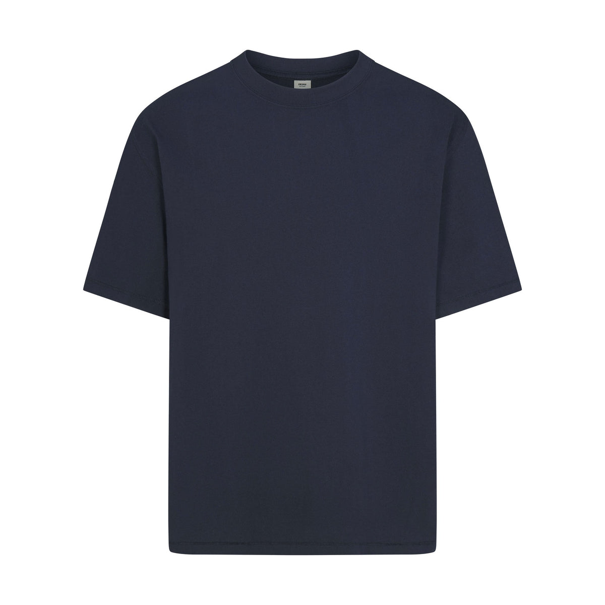 HEAVYWEIGHT COTTON MENS RELAXED T-SHIRT | BLUE BLACK