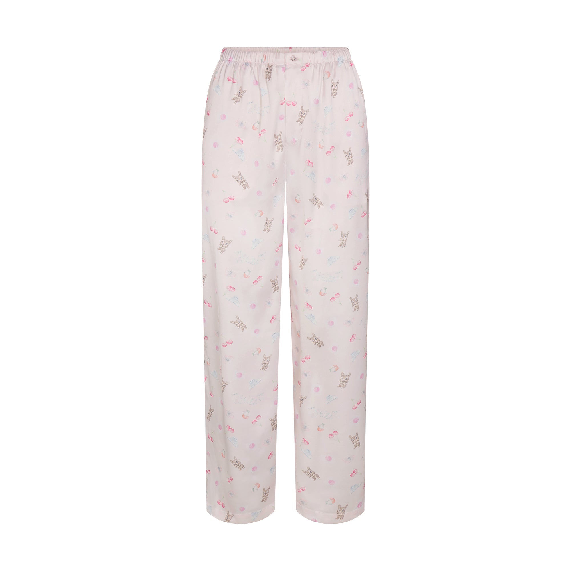 WOVEN SHINE LONG SLEEP SET | BARELY PINK SNACK BAG