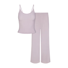 SOFT LOUNGE TANK SLEEP SET | IRIS MICA
