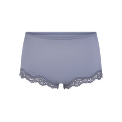 FITS EVERYBODY LACE BOY SHORT | SLATE TONAL