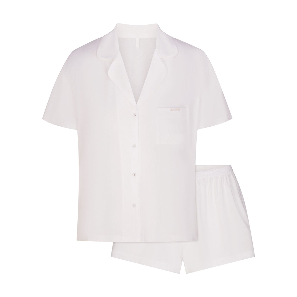 ORGANIC COTTON SLEEP SHORT SLEEVE SET | SNOW