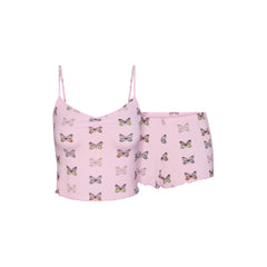 SKIMS SLEEP CAMI SET | PEONY BUTTERFLY PRINT