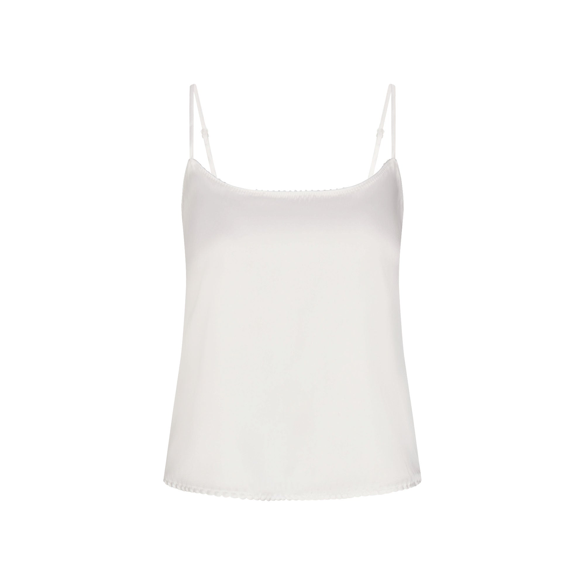 WOVEN SHINE CAMI AND SHORT SLEEP SET | IVORY