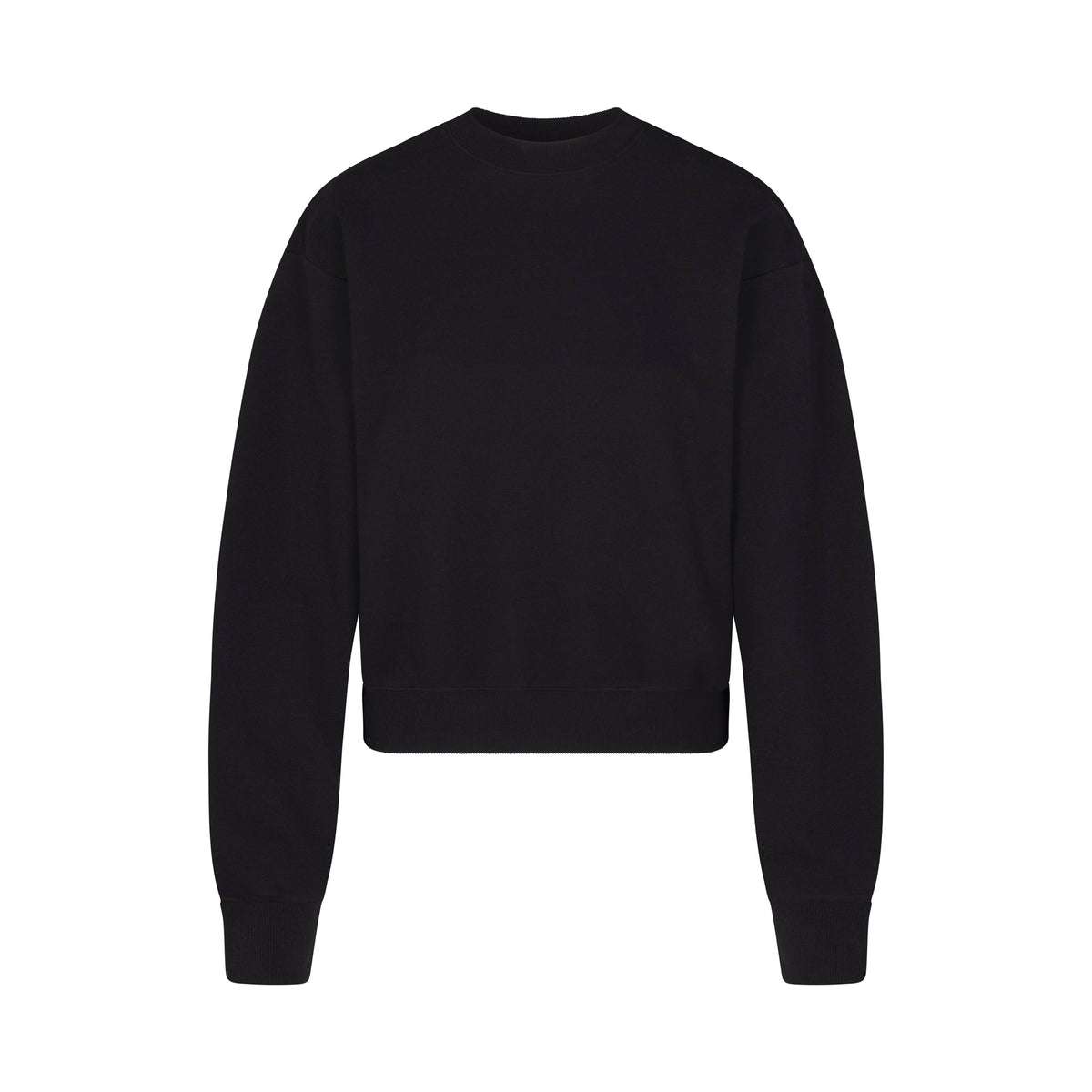 COTTON FLEECE CLASSIC CREWNECK | ONYX