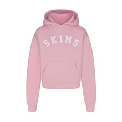 COTTON FLEECE LOGO CLASSIC HOODIE | HALITE WITH SNOW LOGO