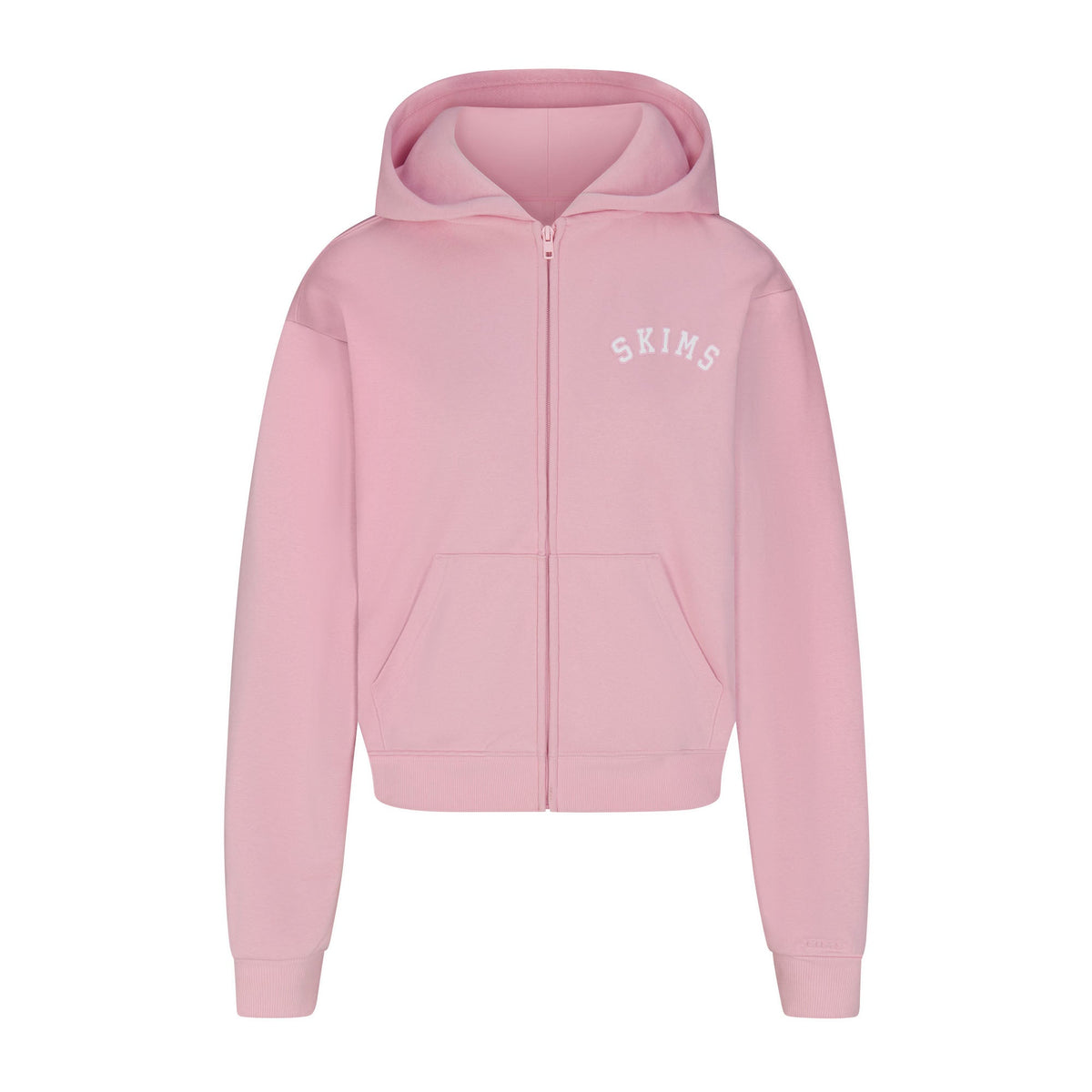 COTTON FLEECE LOGO CLASSIC ZIP UP HOODIE | HALITE WITH SNOW LOGO