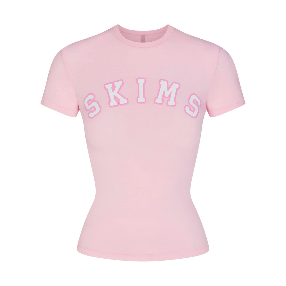 COTTON JERSEY LOGO T-SHIRT | CHERRY BLOSSOM WITH SNOW LOGO
