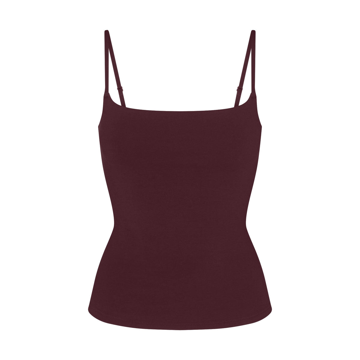 COTTON JERSEY CAMI | CURRANT