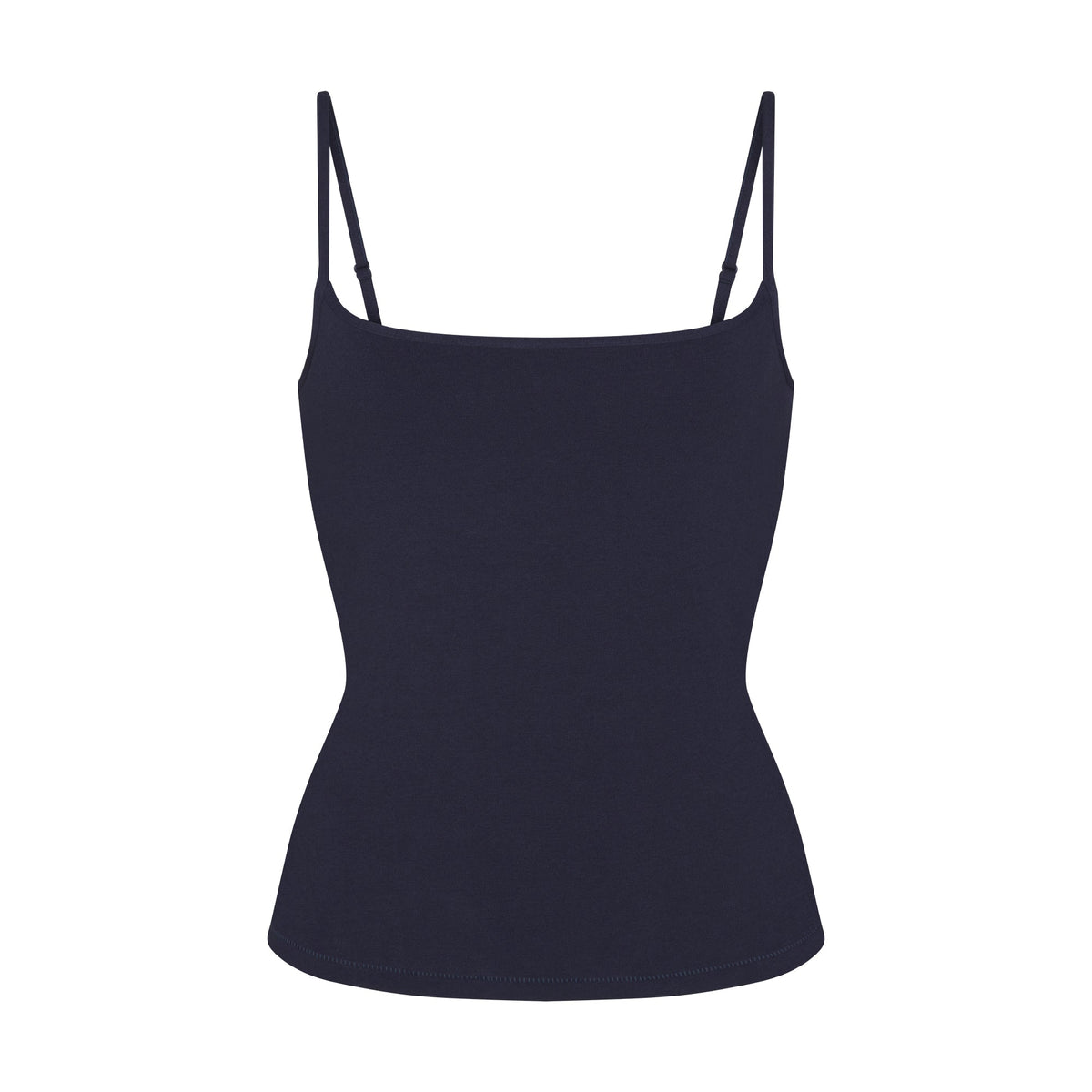 COTTON JERSEY SCOOP NECK CAMI | NAVY