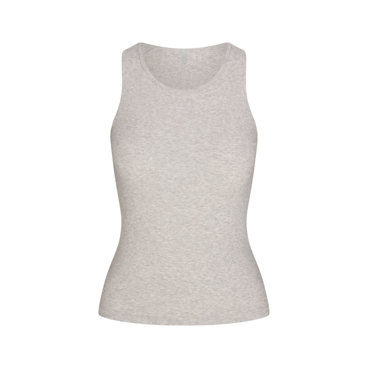 RIB SLEEP TANK | LIGHT HEATHER GREY