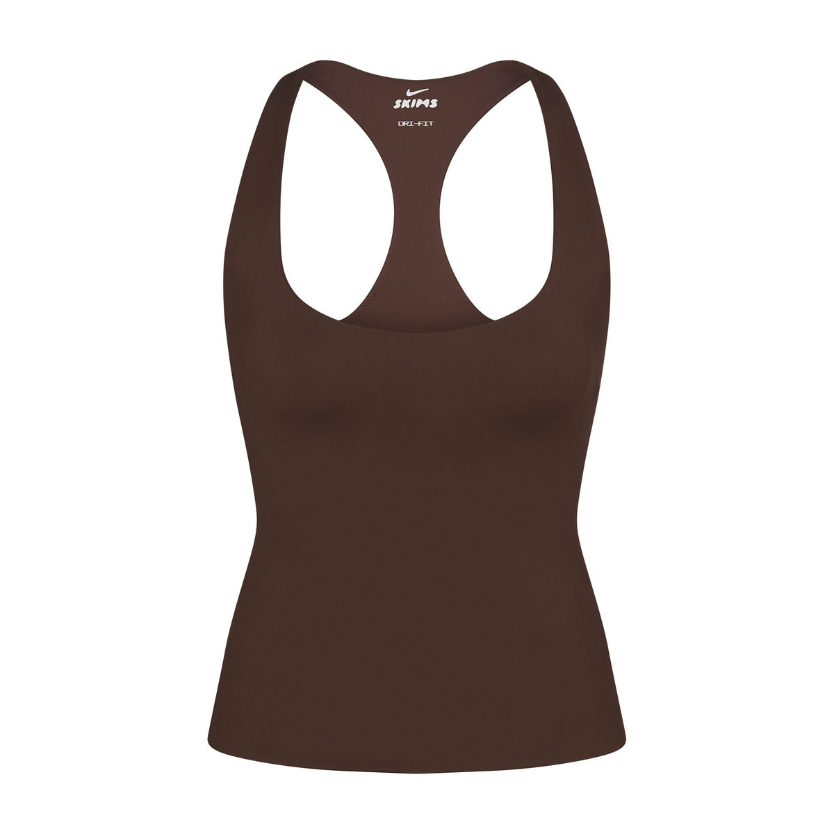 NikeSKIMS MATTE RACERBACK TANK | DARK SEPIA