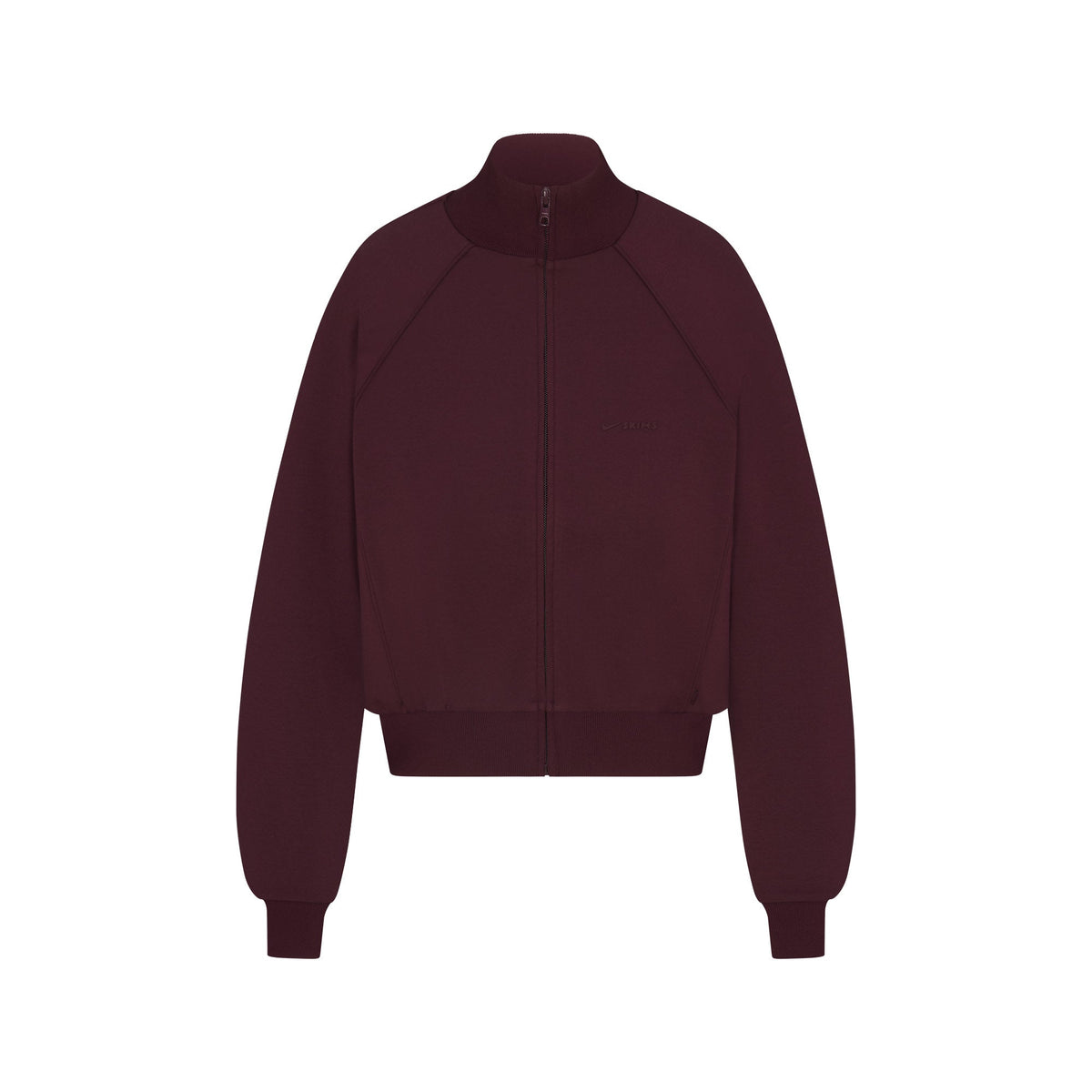 NikeSKIMS MATTE TRICOT TRACK JACKET | CURRANT