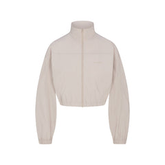 NikeSKIMS WOVEN NYLON CROP JACKET | STONE