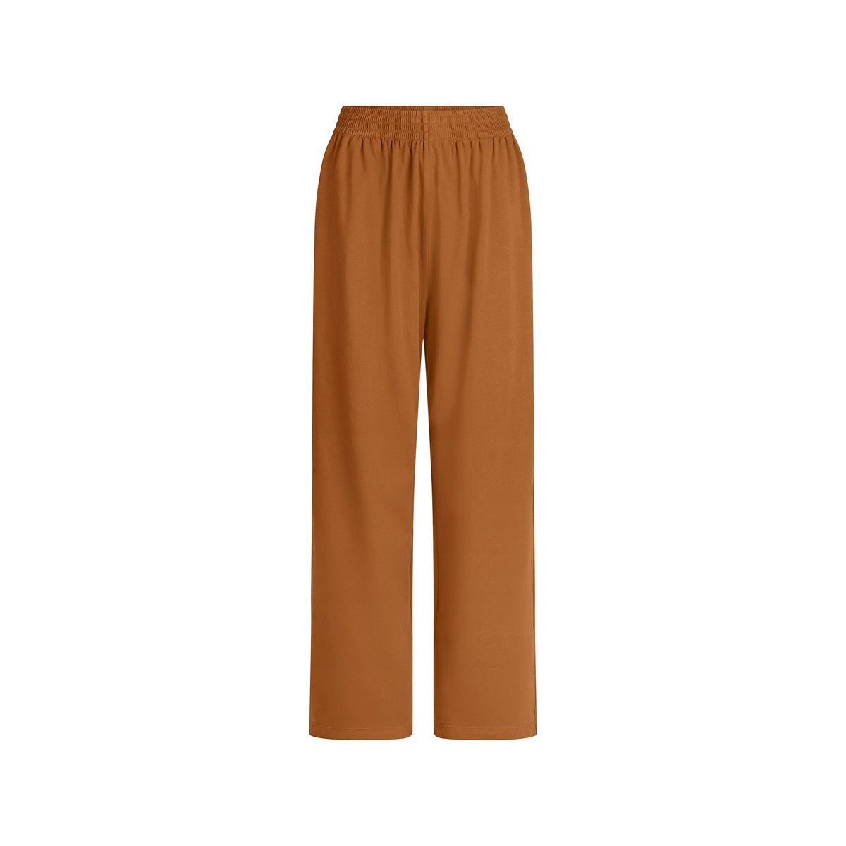COTTON JERSEY WIDE LEG PANT | CHAI