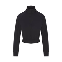 NikeSKIMS AIRY CROPPED TRACK JACKET | OBSIDIAN