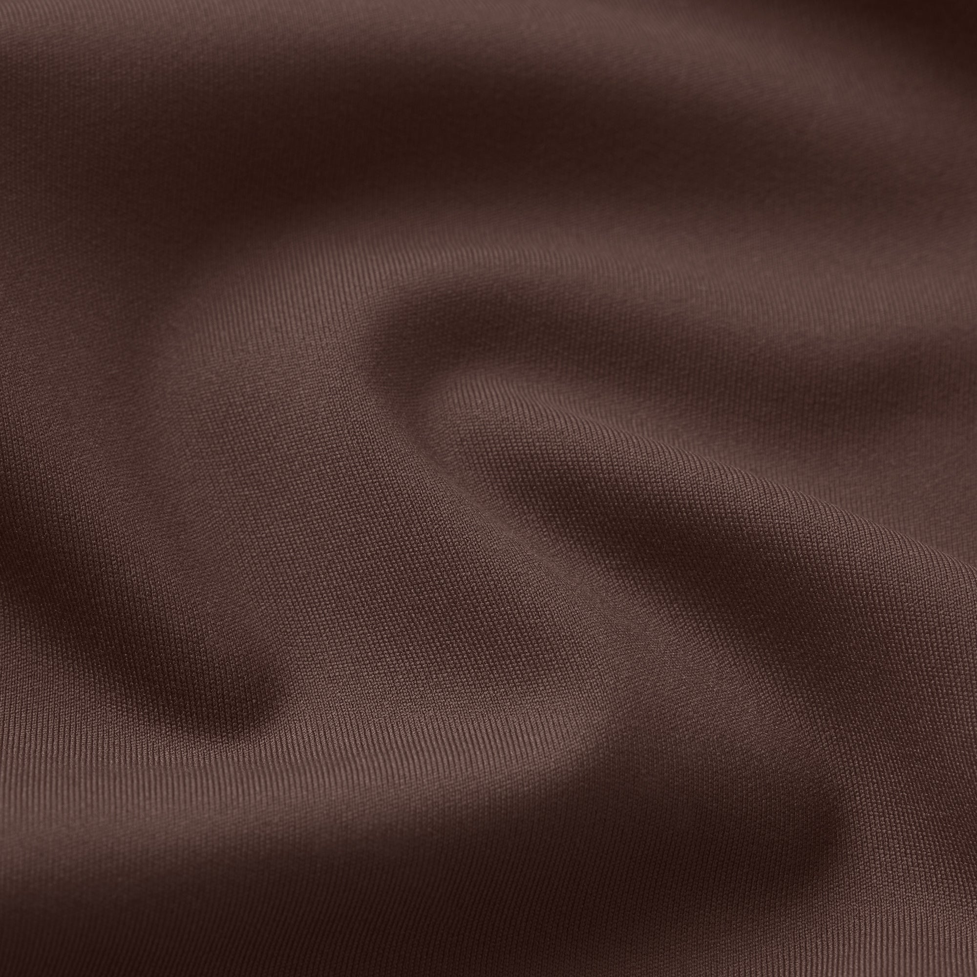 NikeSKIMS MATTE WRAP LONG SLEEVE CROPPED TOP | DARK SEPIA
