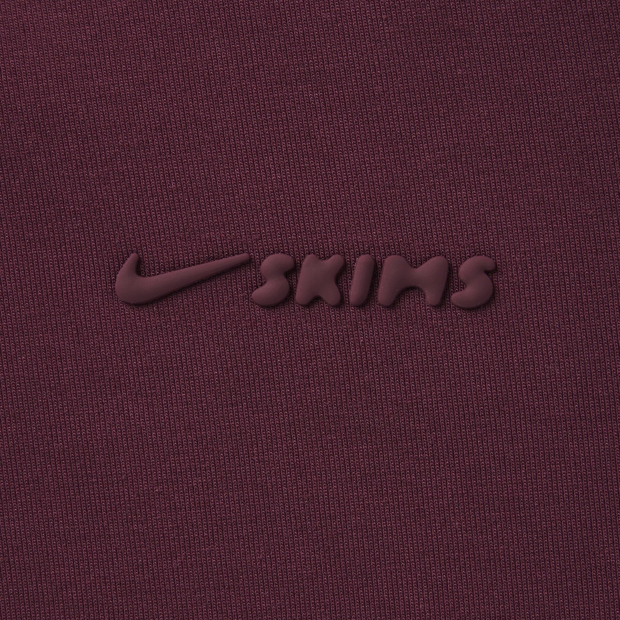 NikeSKIMS MATTE TRICOT OVERSIZED TRACK JACKET | CURRANT