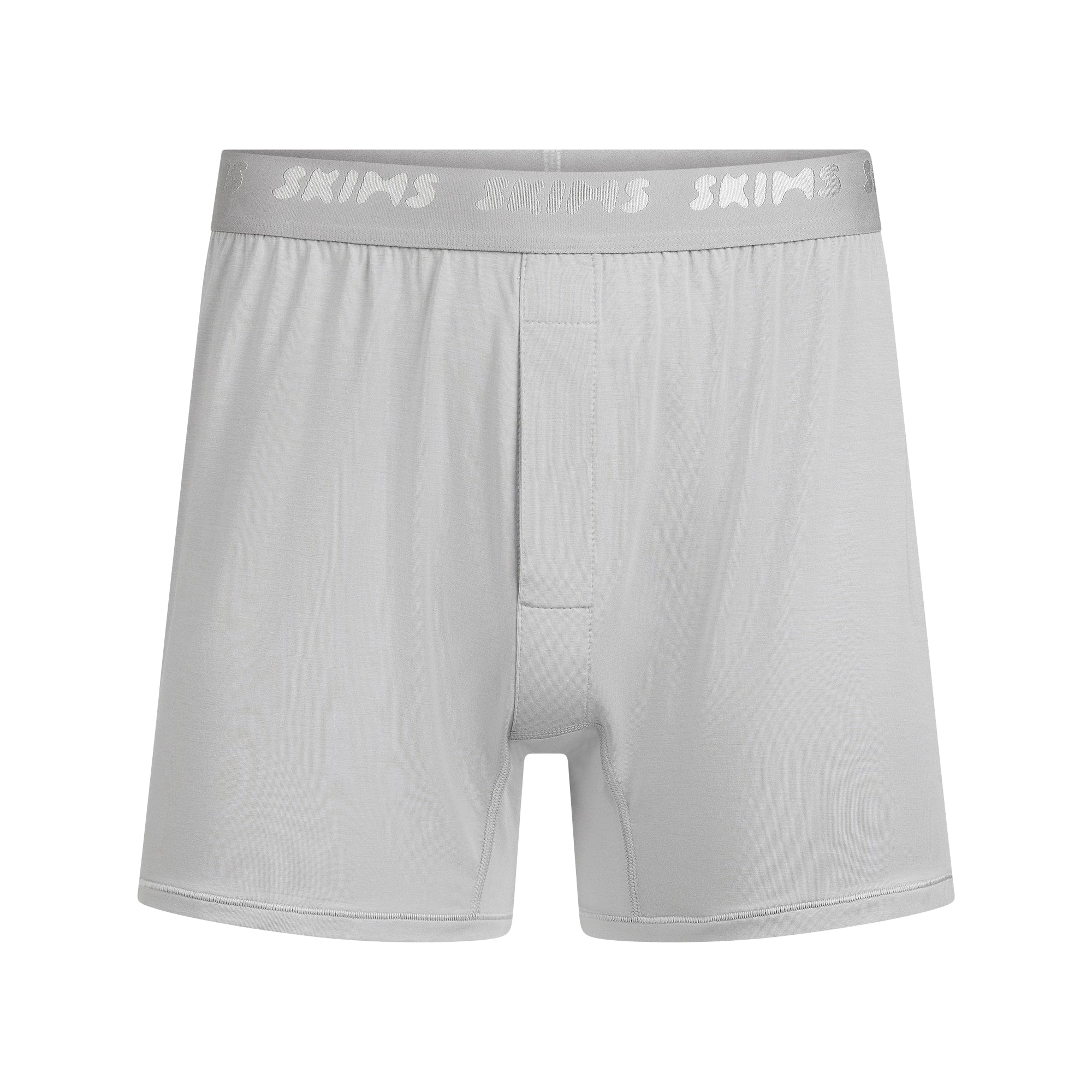 SKIMS STRETCH MENS KNIT BOXER 3-PACK | GUNMETAL MULTI