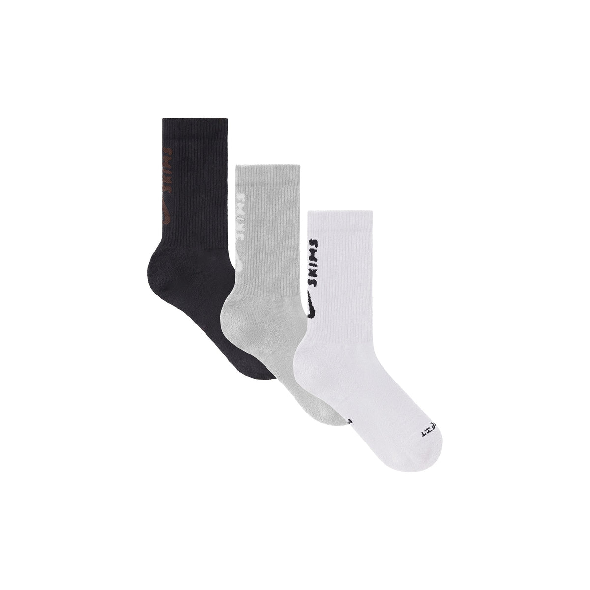 NikeSKIMS ACCESSORIES DRI-FIT��� CREW SOCK 3-PACK | HEATHER GREY MULTI