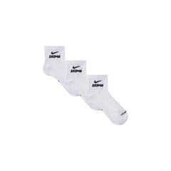NikeSKIMS ACCESSORIES DRI-FIT��� QUARTER CREW SOCK 3-PACK | SNOW