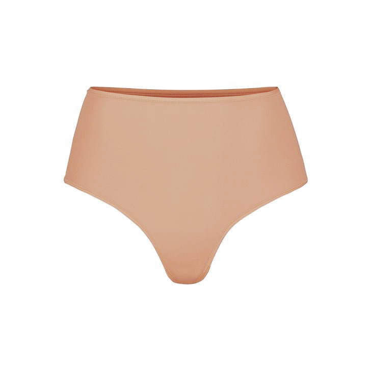 FITS EVERYBODY HIGH-WAISTED THONG | OCHRE