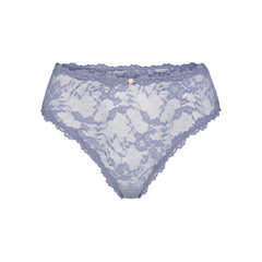 STRETCH LACE BRIEF | SLATE