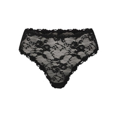 STRETCH LACE BRIEF | SOOT