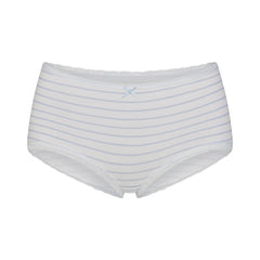 LIGHTWEIGHT COTTON LACE BOY SHORT | AIRSPACE LAGUNA STRIPE