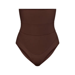 FITS EVERYBODY MATERNITY BANDED HIGH-WAISTED BRIEF | COCOA