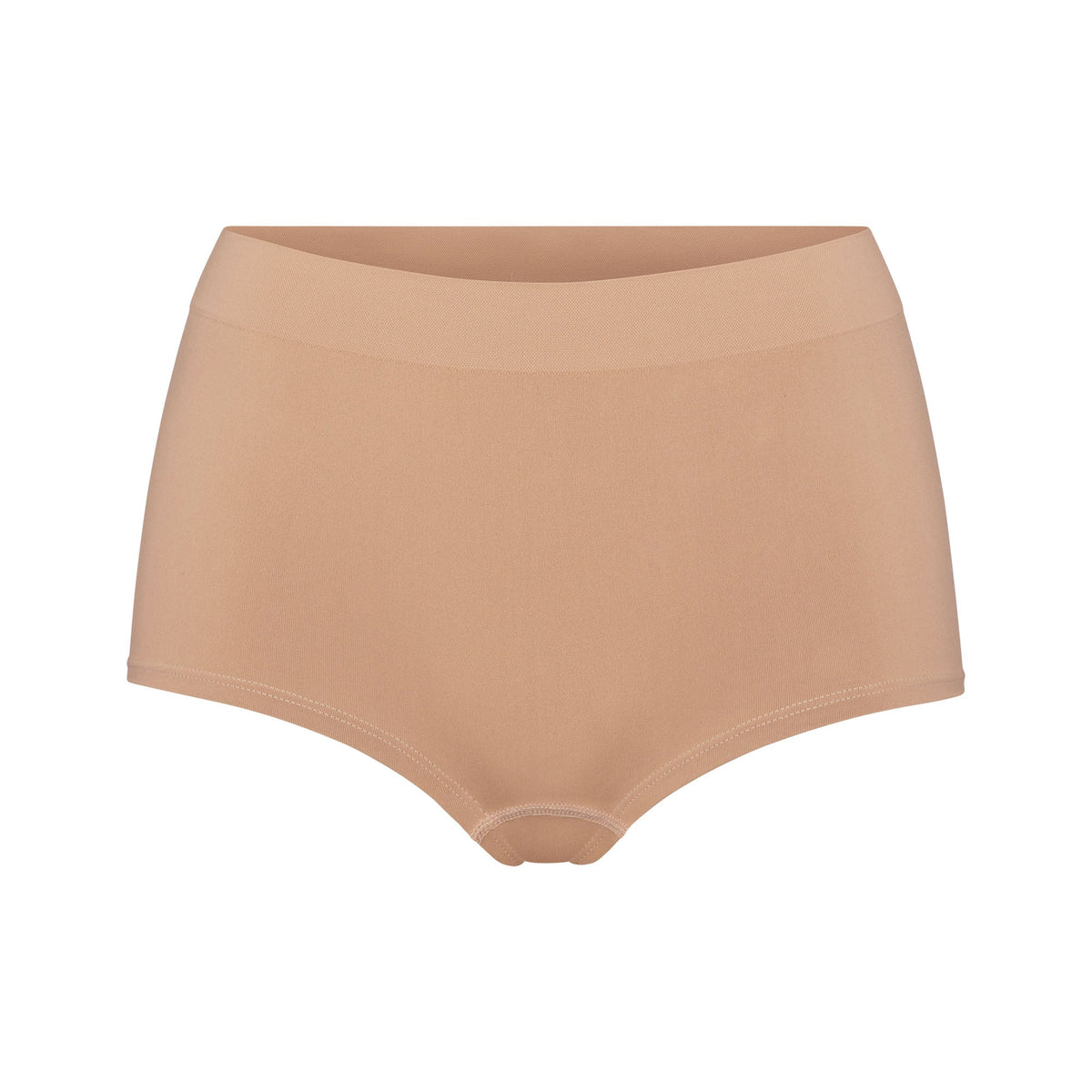 SOFT SMOOTHING SEAMLESS BOY SHORT | OCHRE