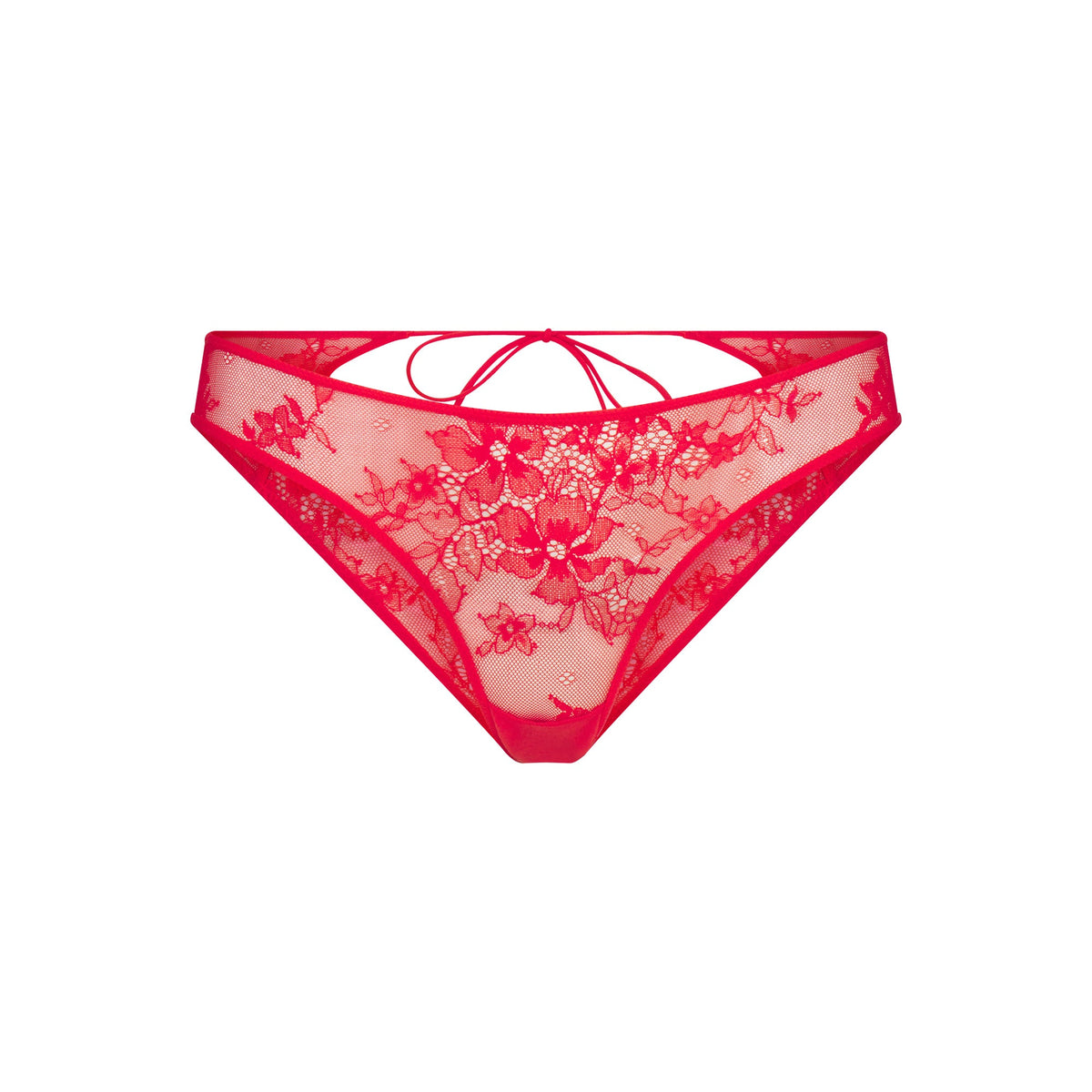 ULTRA FINE LACE PEEK-A-BOO BIKINI | RUBY
