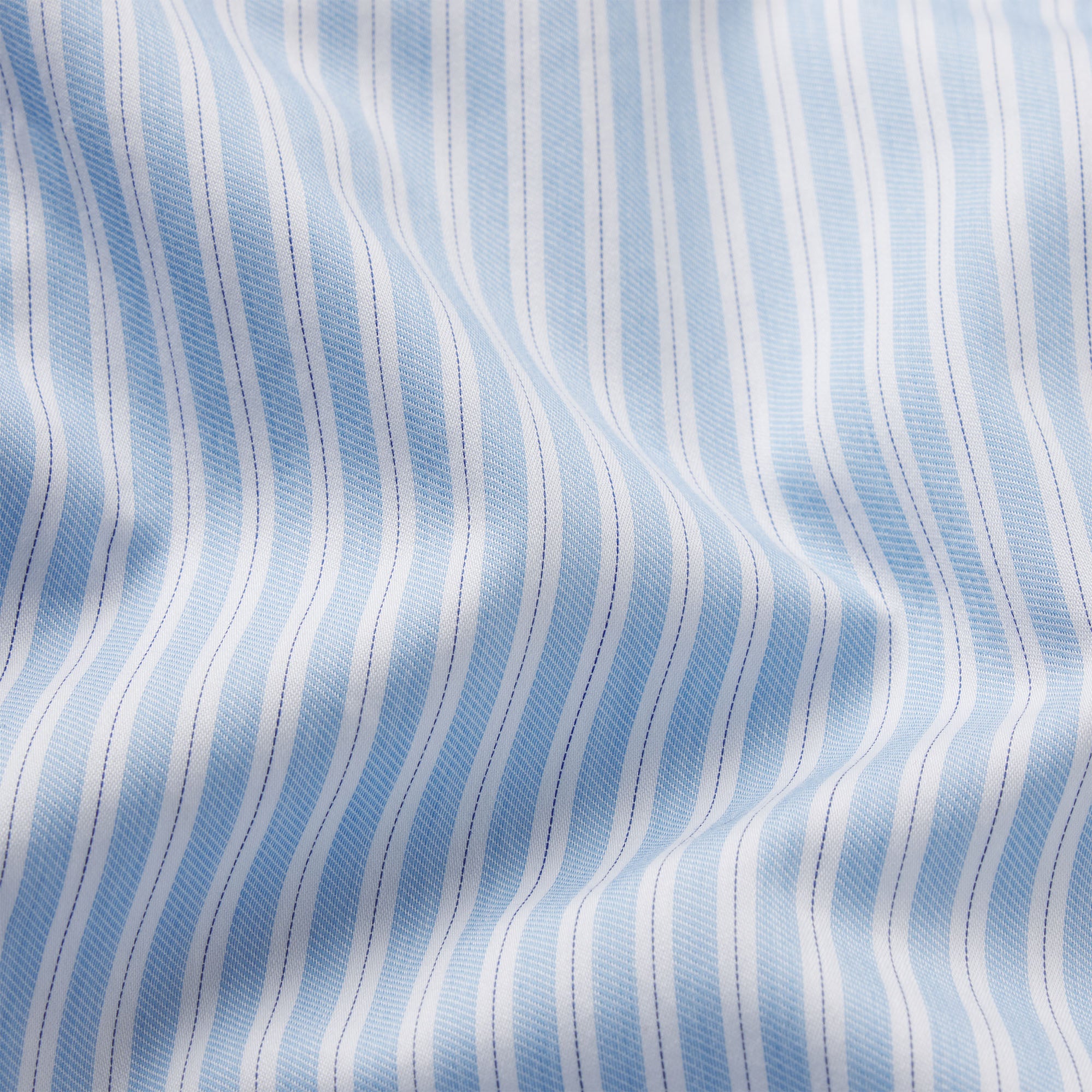 COTTON POPLIN SLEEP CROPPED BUTTON UP AND BLOOMER SET | MARINA MESH STRIPE
