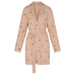 SOFT LOUNGE ROBE | MICA MINI HEART HALFDROP